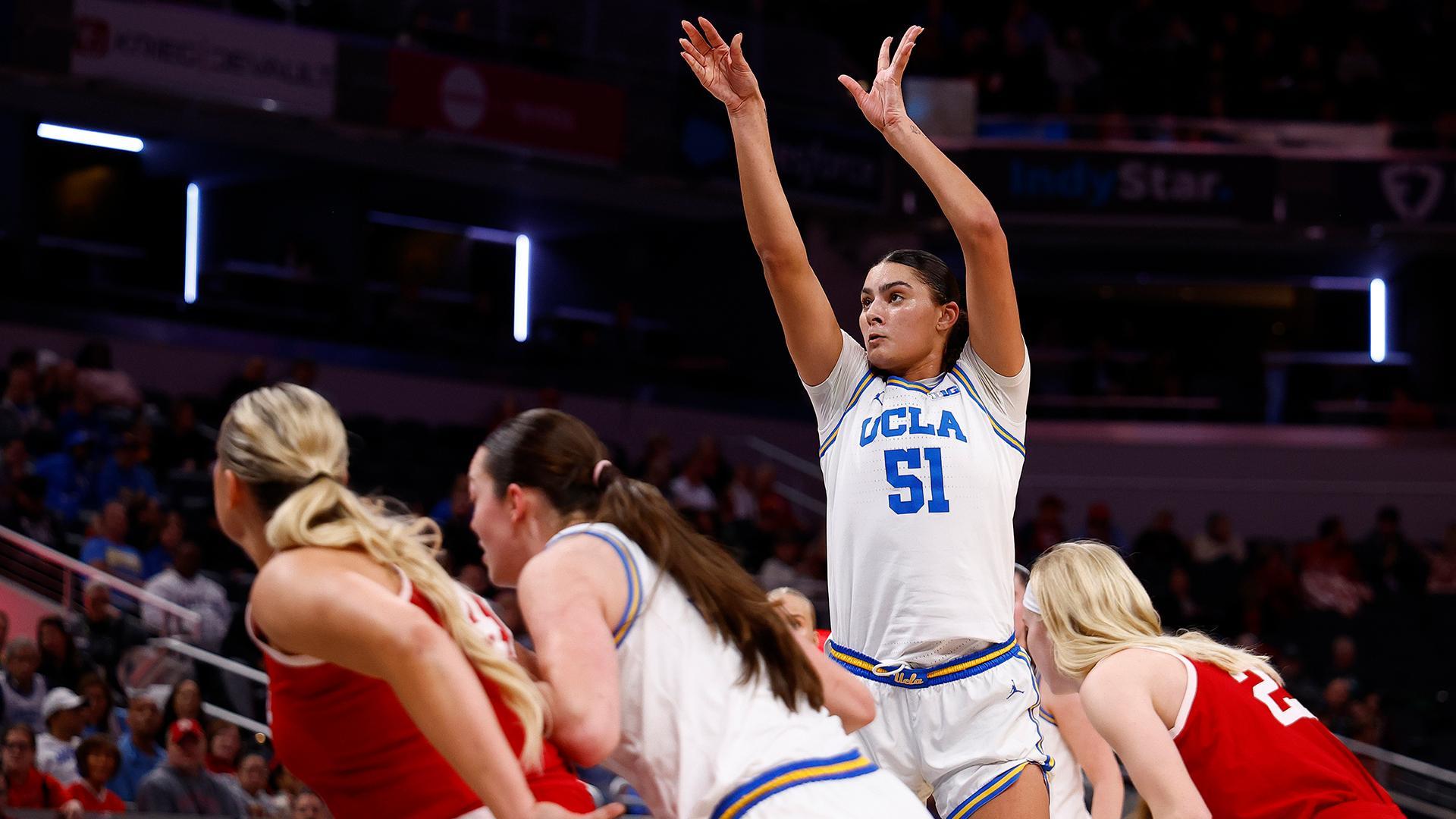 Lauren Betts' double-double powers UCLA past Nebraska