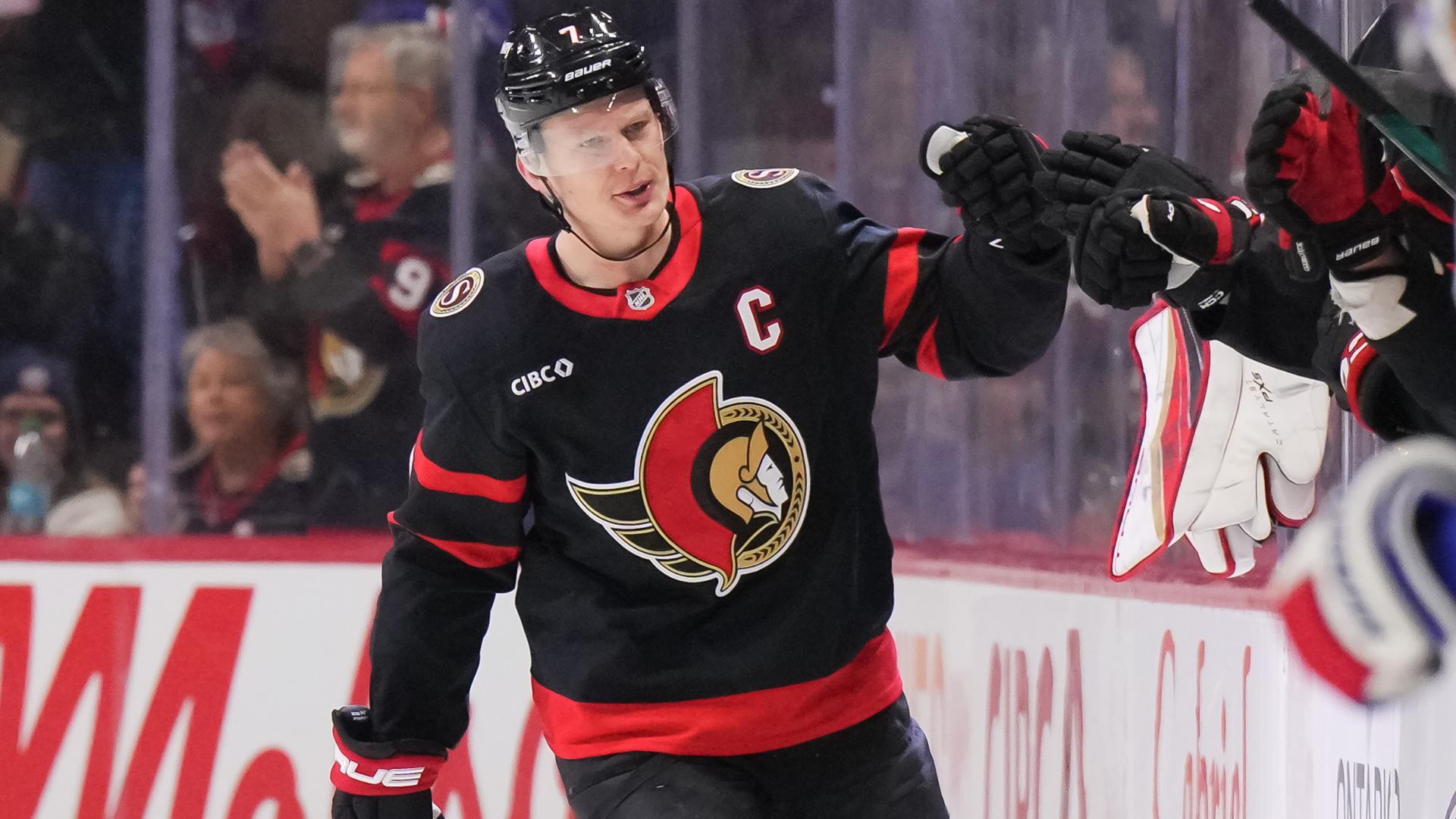 Brady Tkachuk nets OT winner for Senators