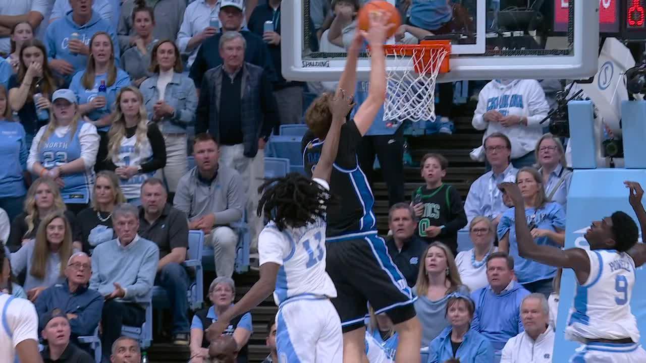 Duke's Cooper Flagg throws down a putback slam