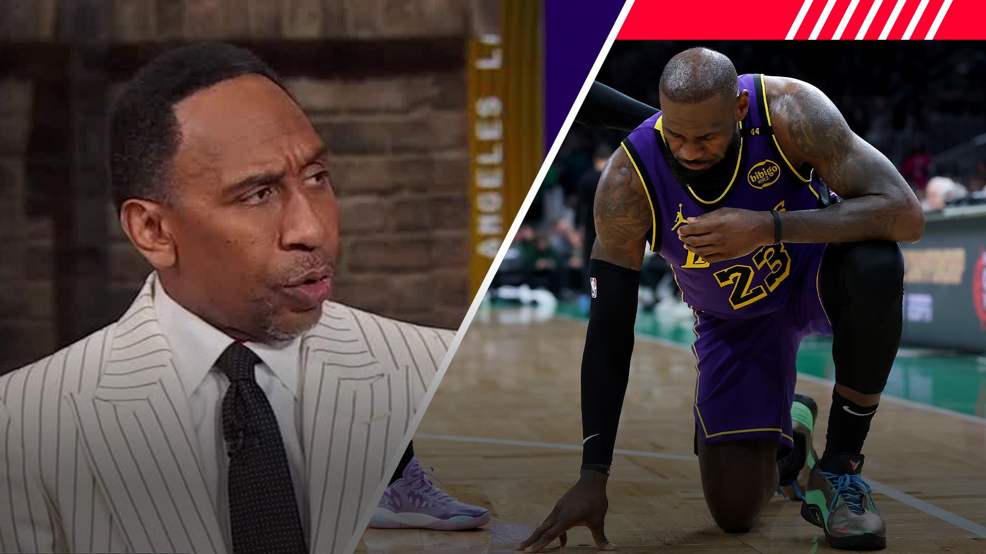 Why Stephen A. isn't concerned about LeBron's injury