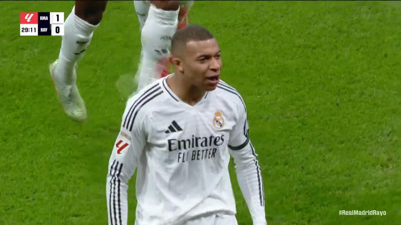 Mbappe fires Real Madrid into a first-half lead