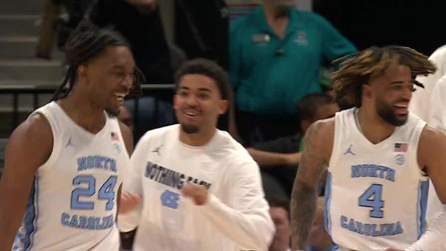 Jae'Lyn Withers drains three straight 3s for UNC