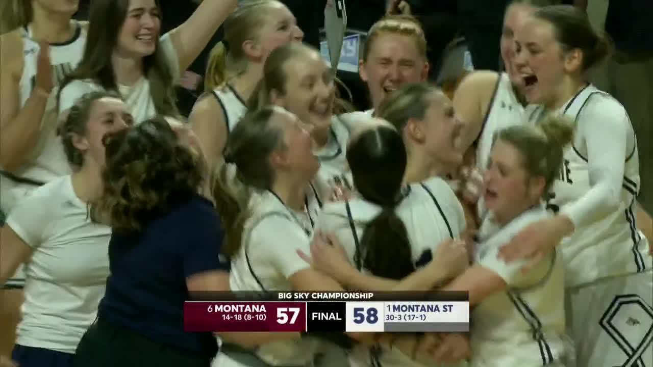 Montana State clinches NCAA tourney bid with a buzzer-beater