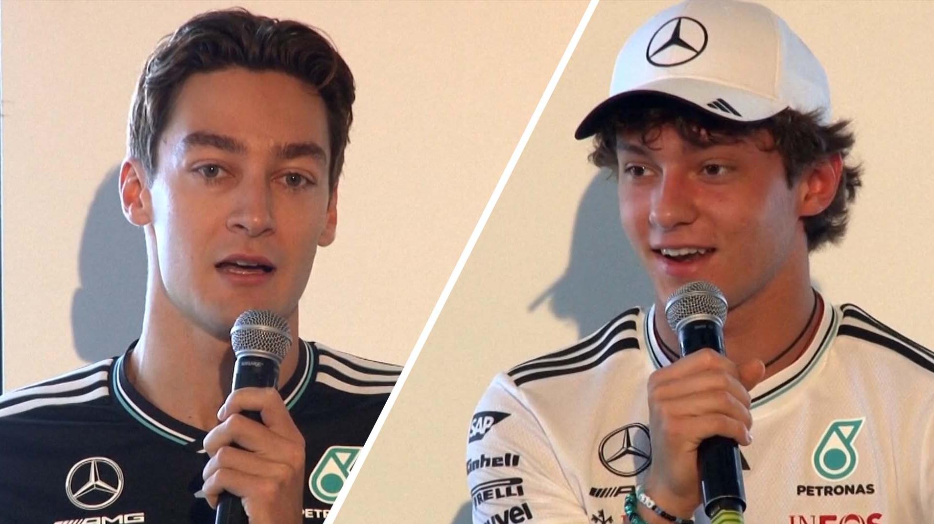 Russell & Antonelli 'optimistic' about Mercedes' hopes in 2025