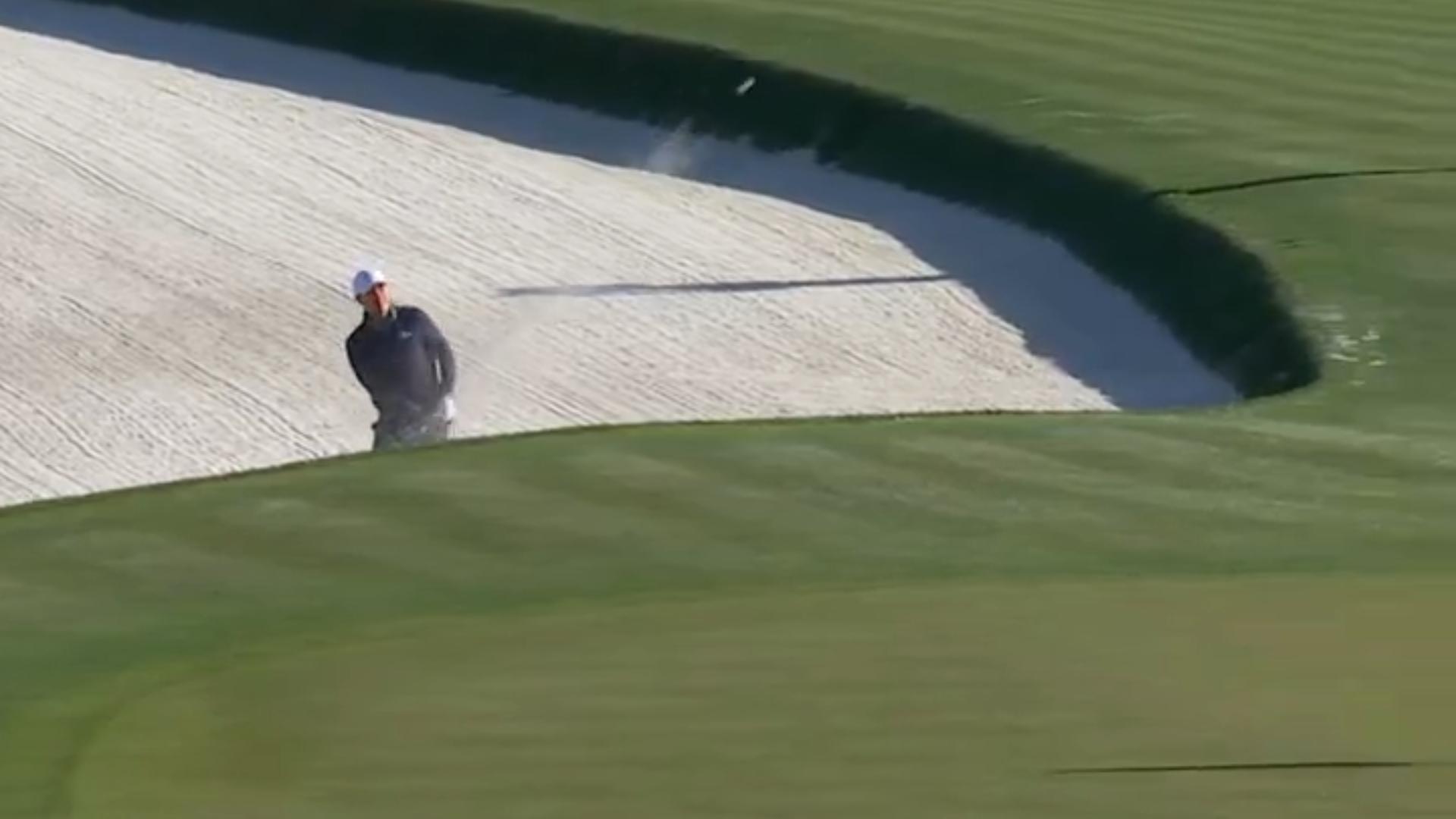 'Oh wow!' Jordan Spieth amazes with chip-in eagle