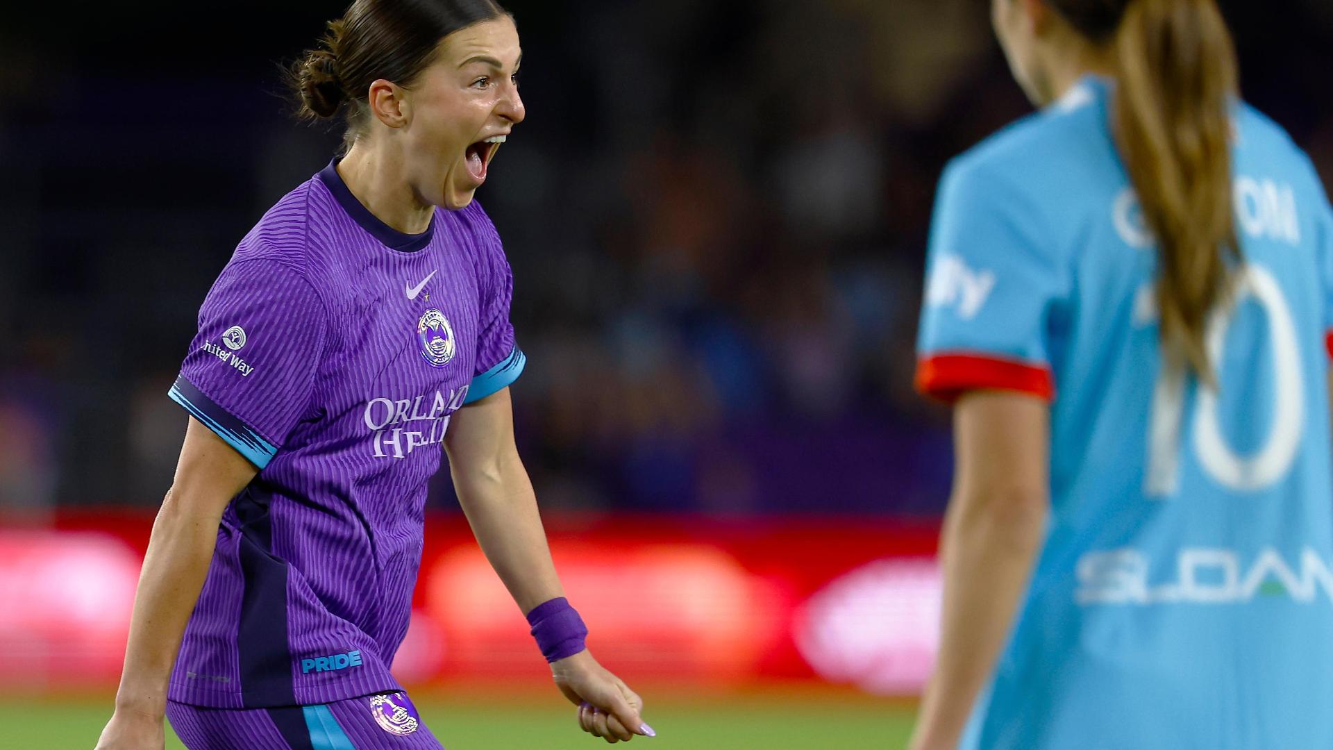 Haley McCutcheon scores Orlando Pride's first goal of the season