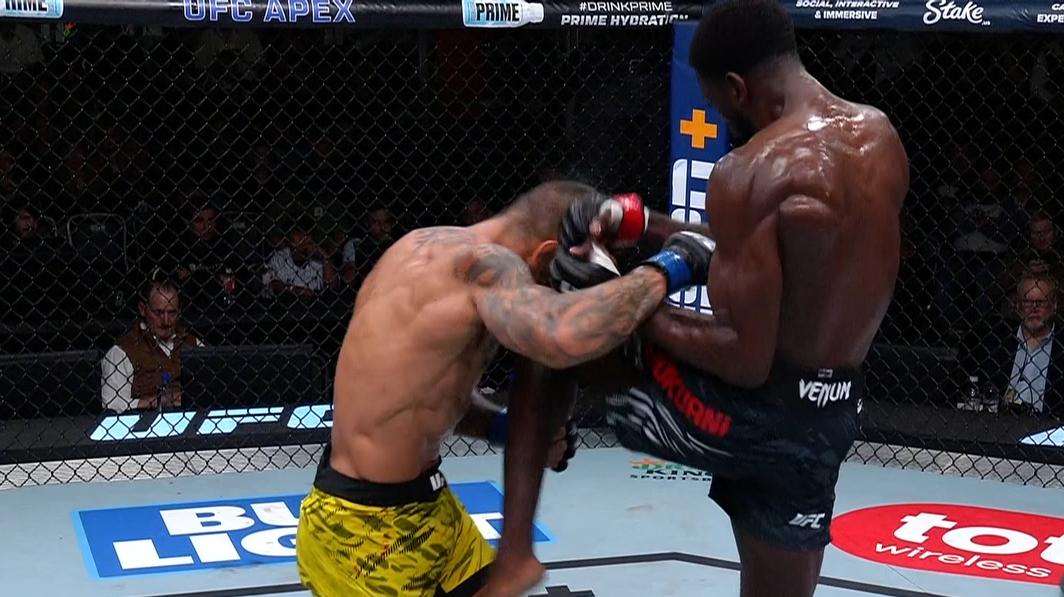 Chidi Njokuani's huge knee leads to TKO win