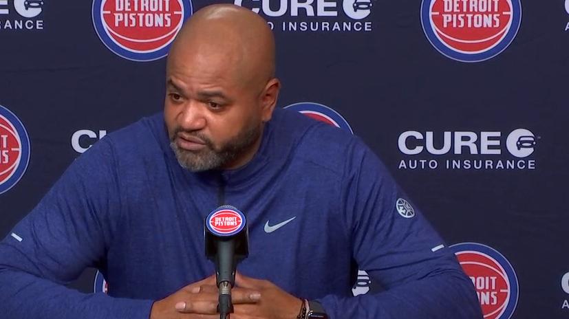 J.B. Bickerstaff is 'disgusted' with the officiating after Pistons' loss