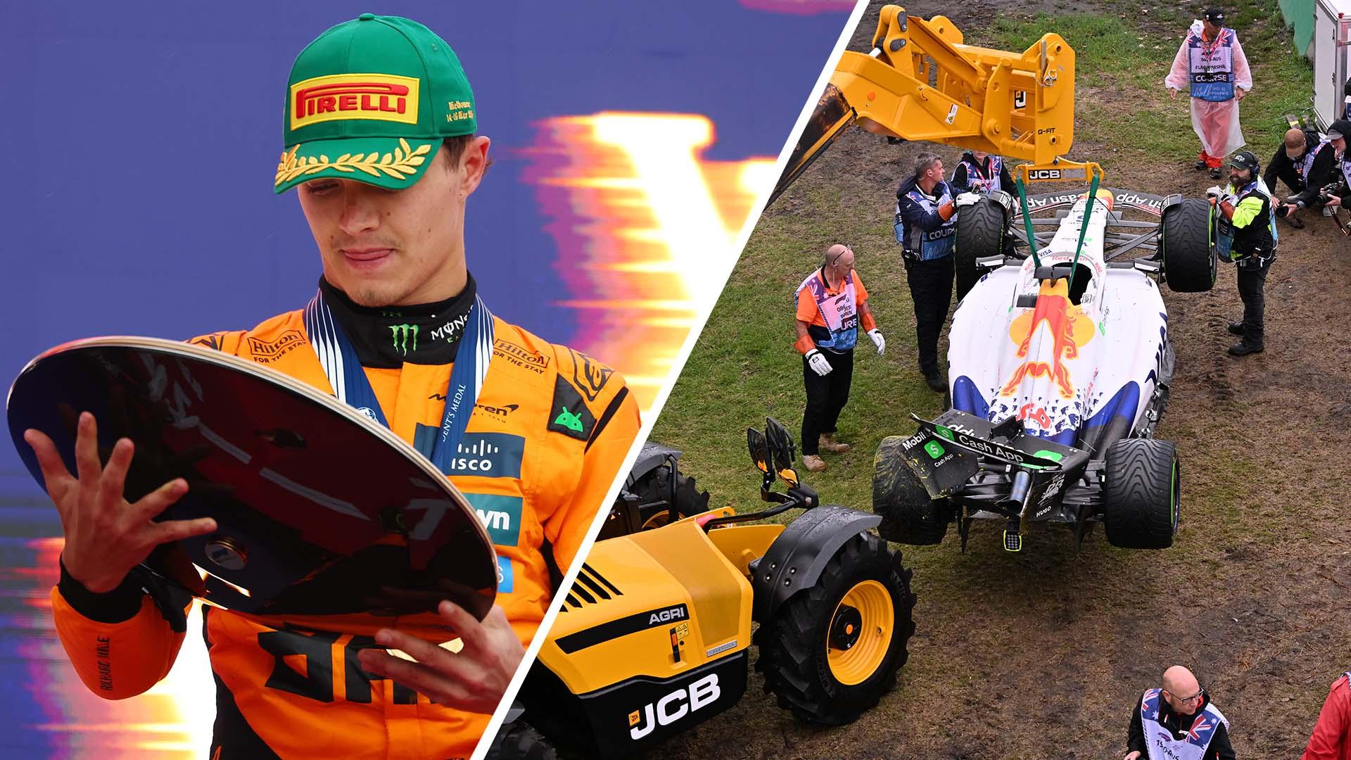 Lando Norris triumphant in chaotic Australian Grand Prix