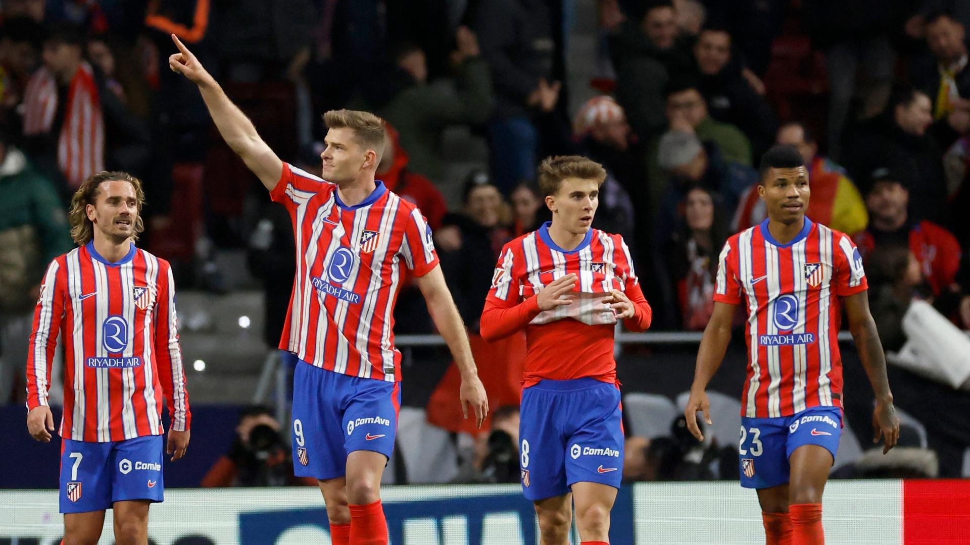 Sørloth doubles Atletico Madrid's lead vs. Barcelona