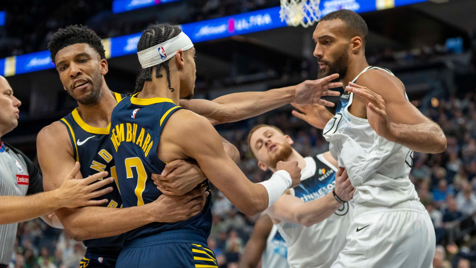 Gobert, Nembhard ejected after scuffle