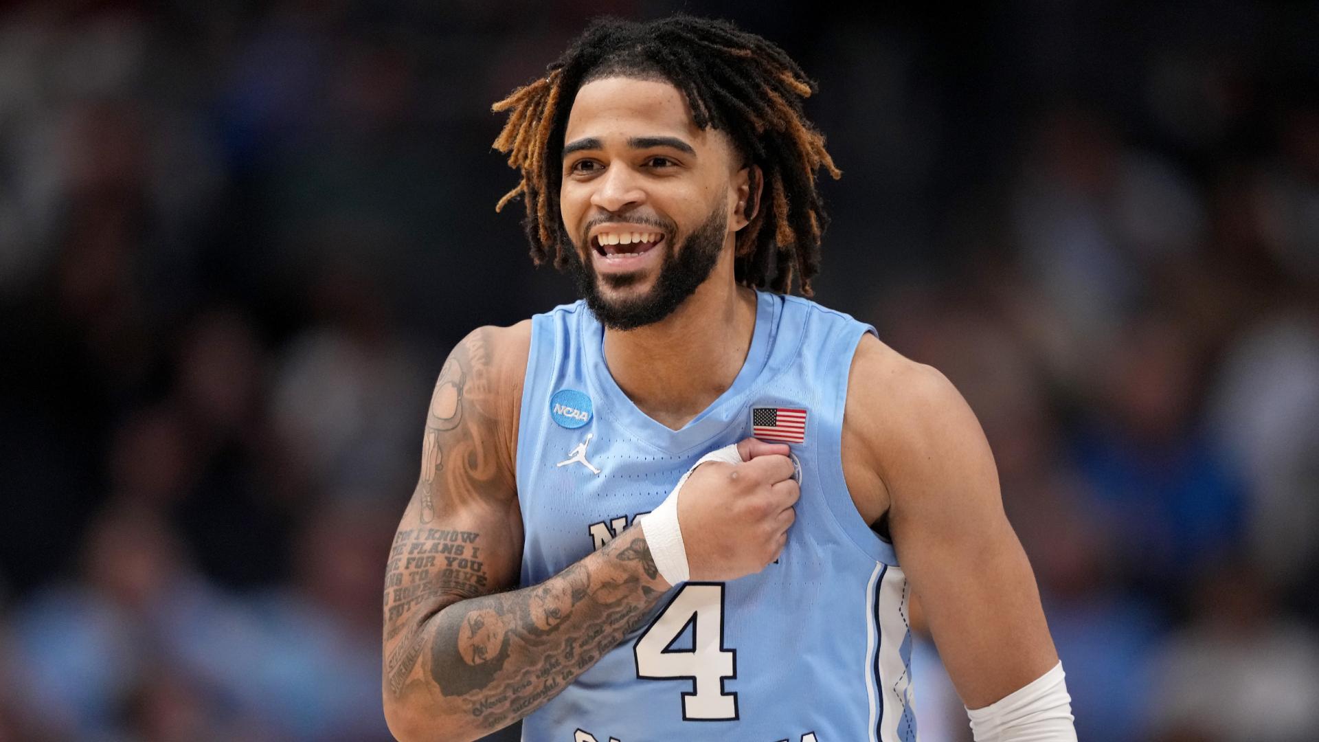 RJ Davis' perfect night from downtown propels UNC to round of 64