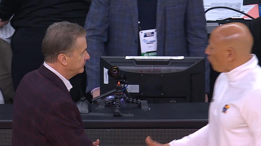 Arkansas knocks off Kansas in the 1st round