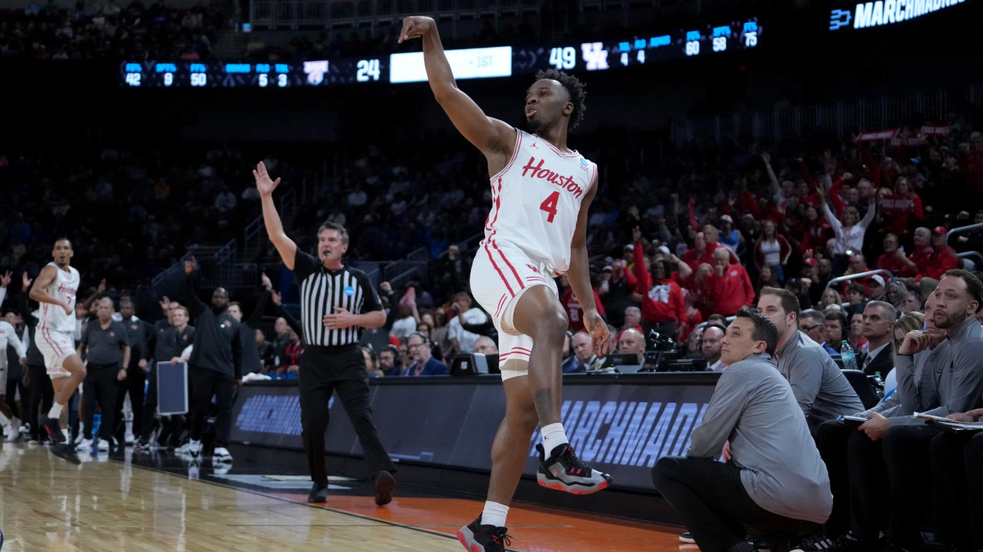 L.J. Cryer hits buzzer-beater 3 for Houston