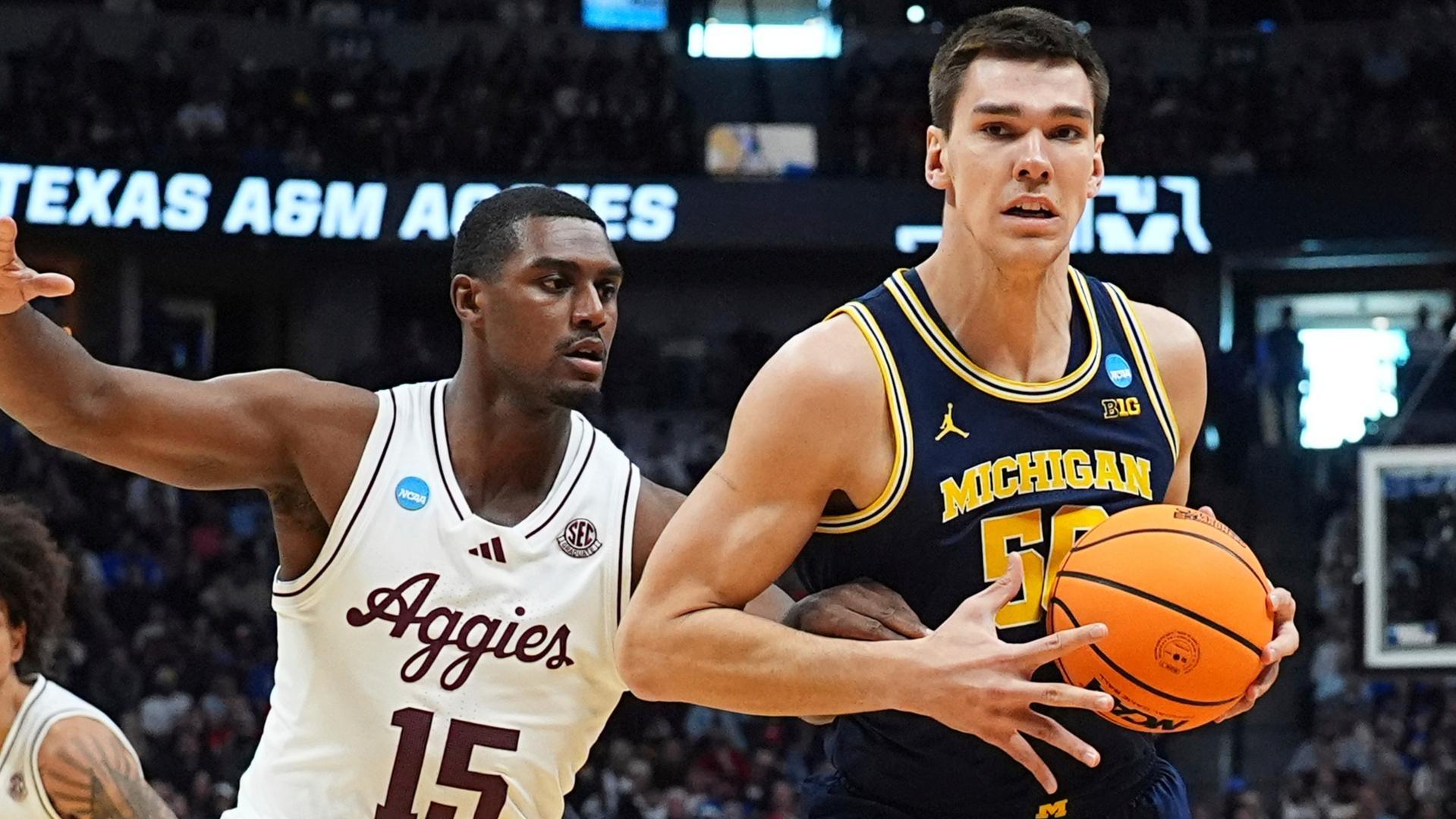 Vladislav Goldin's career-high 23 points secures Michigan's Sweet 16 spot