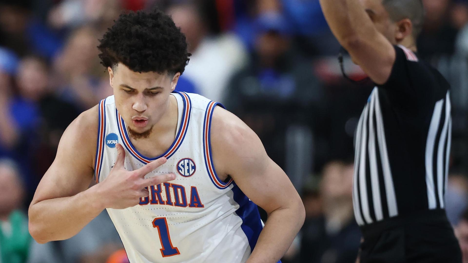 Walter Clayton Jr. hits dagger 3 to put Florida up 6