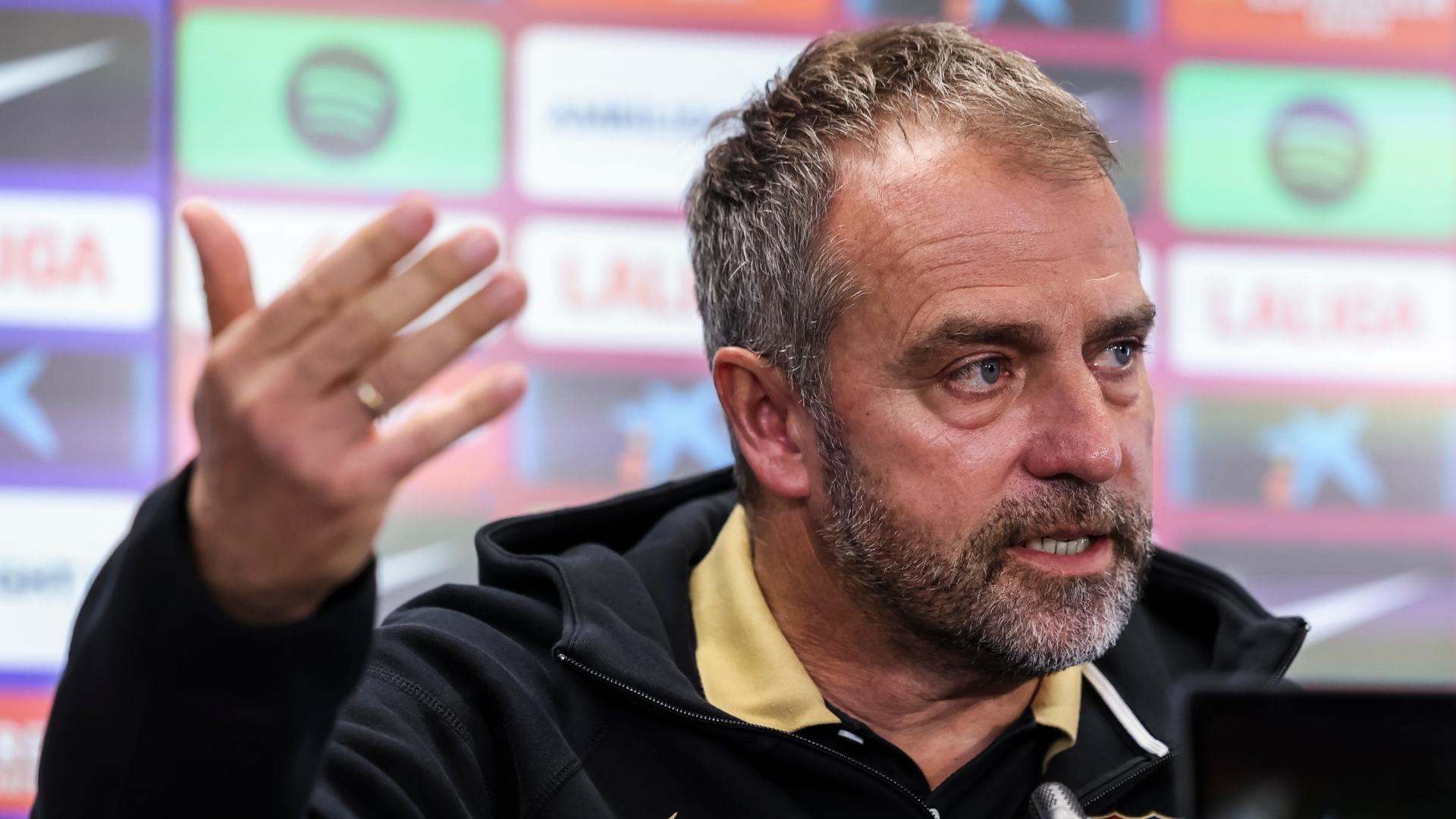 Flick 'not happy' about Barcelona's clash vs. Osasuna