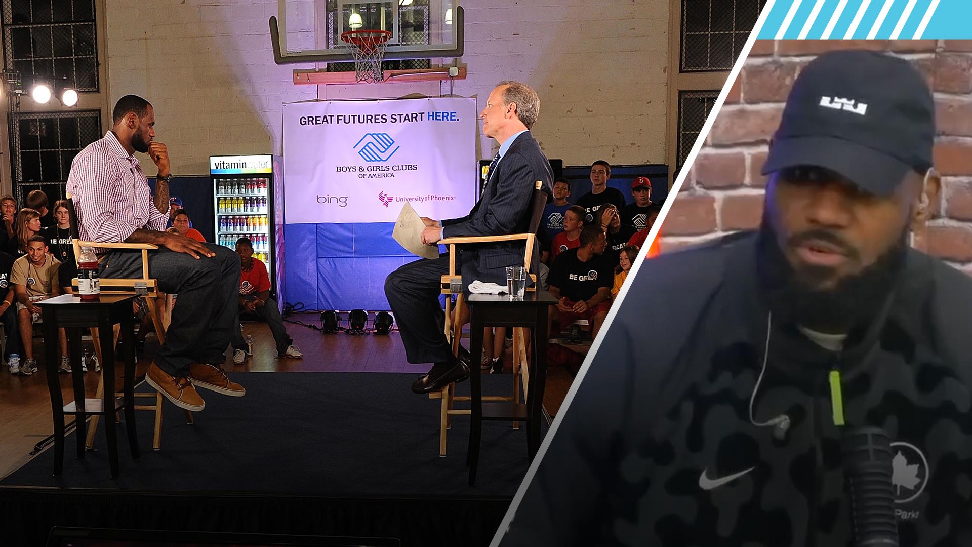 LeBron shares hilarious backstory after infamous "The Decision"