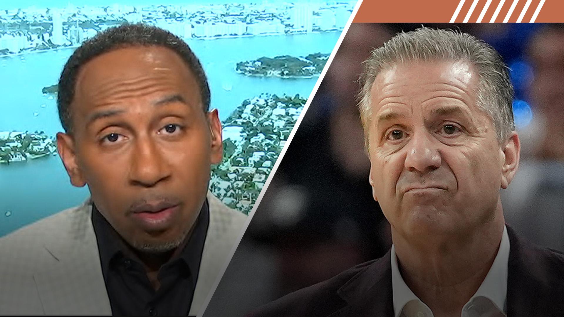 Stephen A. calls out Calipari for not calling timeout in Arkansas' OT loss