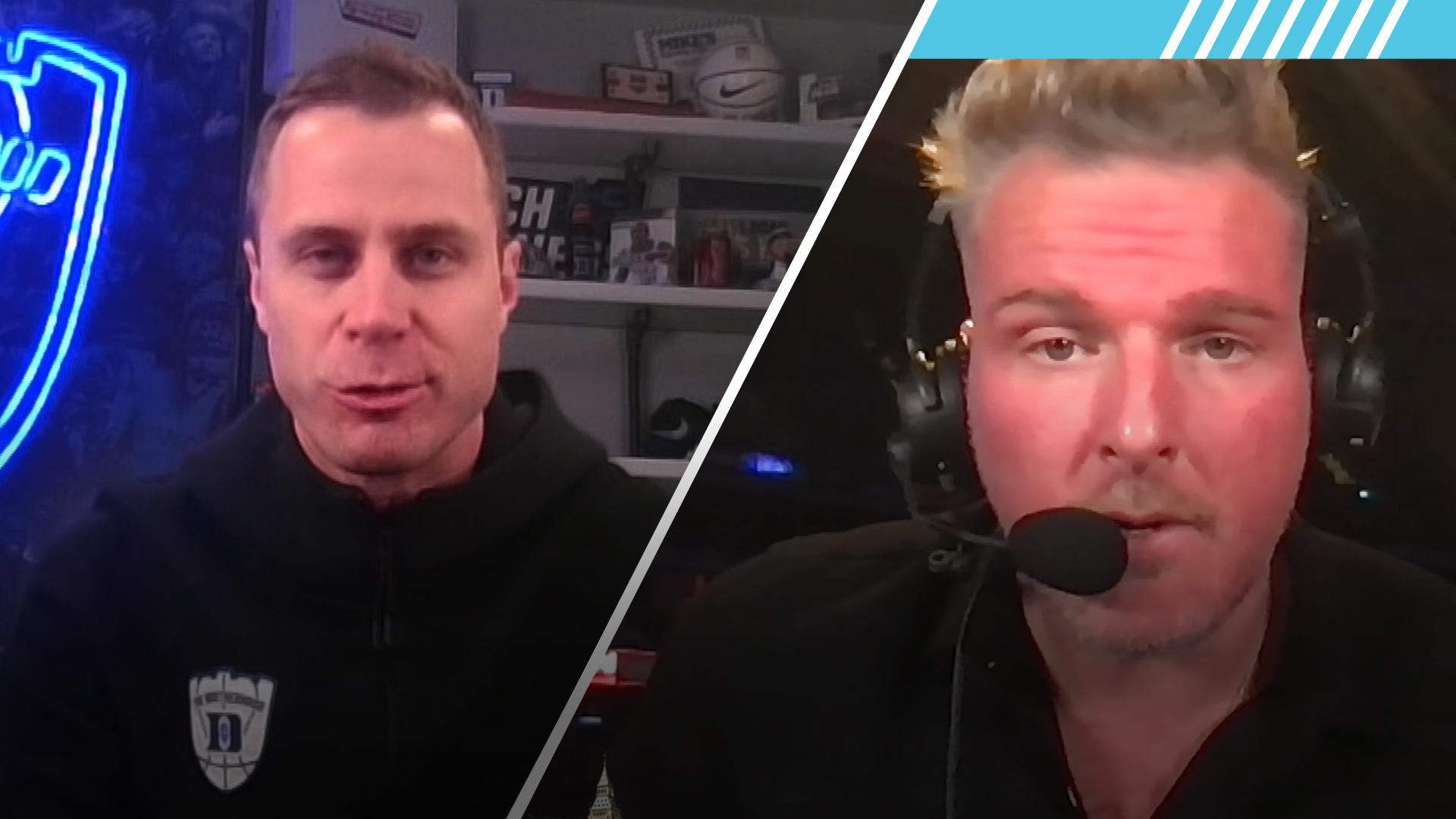 Jon Scheyer talks Coach K, 'White Mike' nickname with Pat McAfee