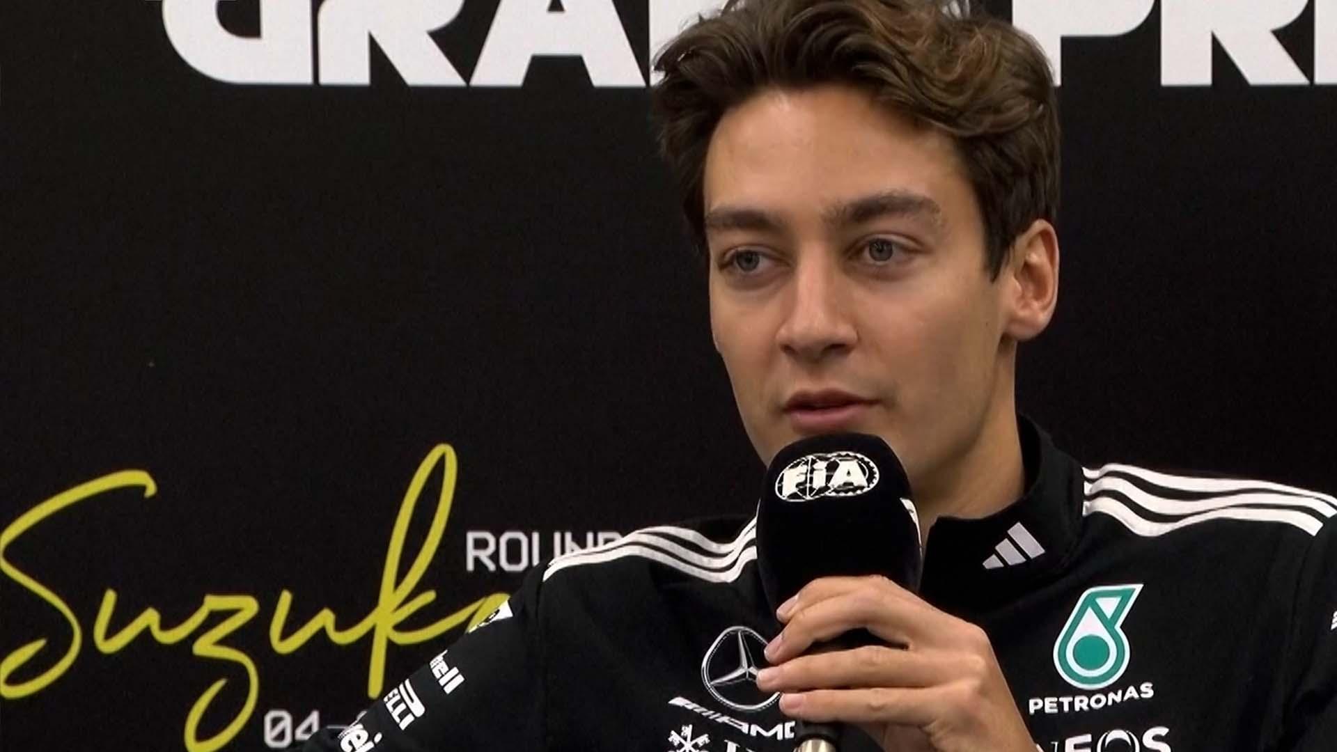 Russell feeling 'no pressure' ahead of Japanese GP