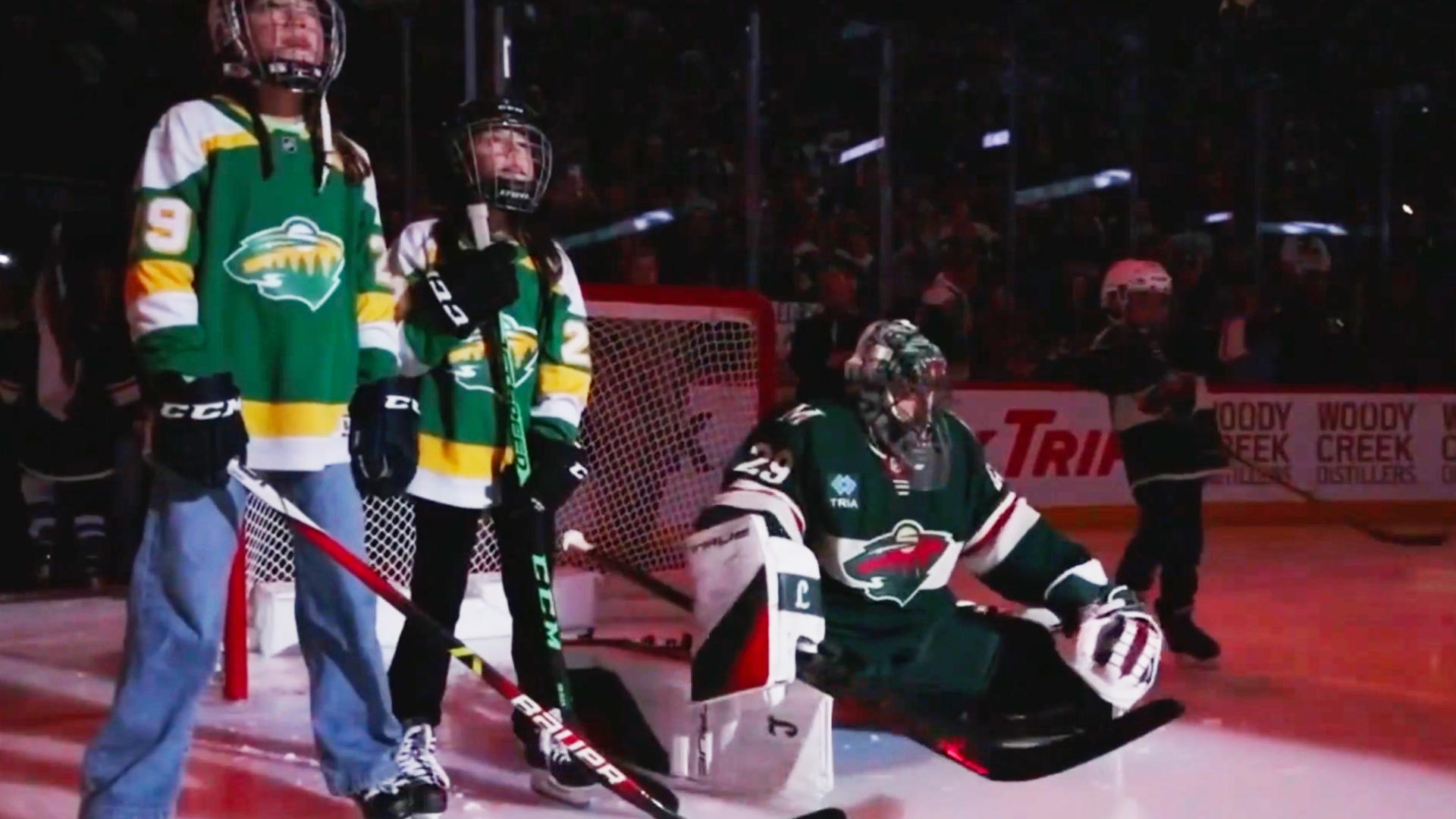 Marc-Andre Fleury joined by family on ice for potential last start in Minnesota