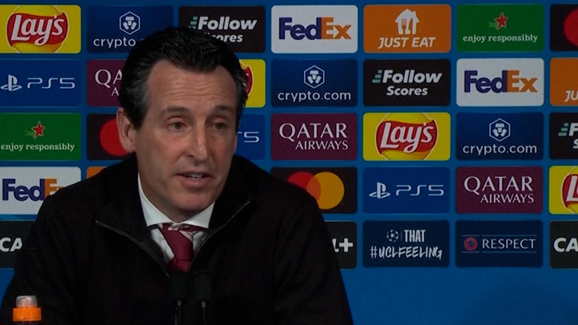 Emery confident of comeback win for Aston Villa vs. PSG