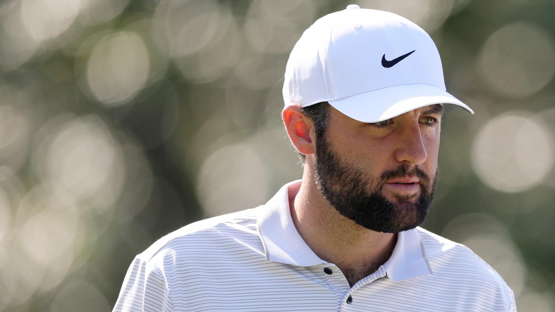 Scheffler cans 40-foot birdie putt on 16