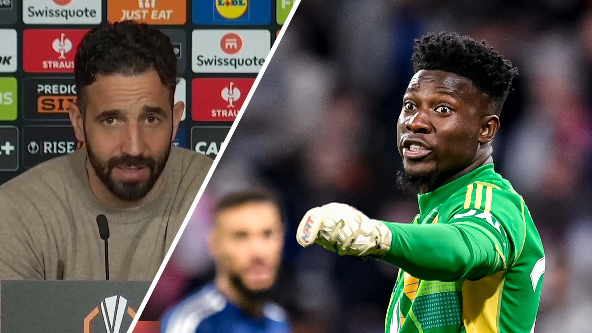 Amorim 'really confident' in Onana after errors vs. Lyon