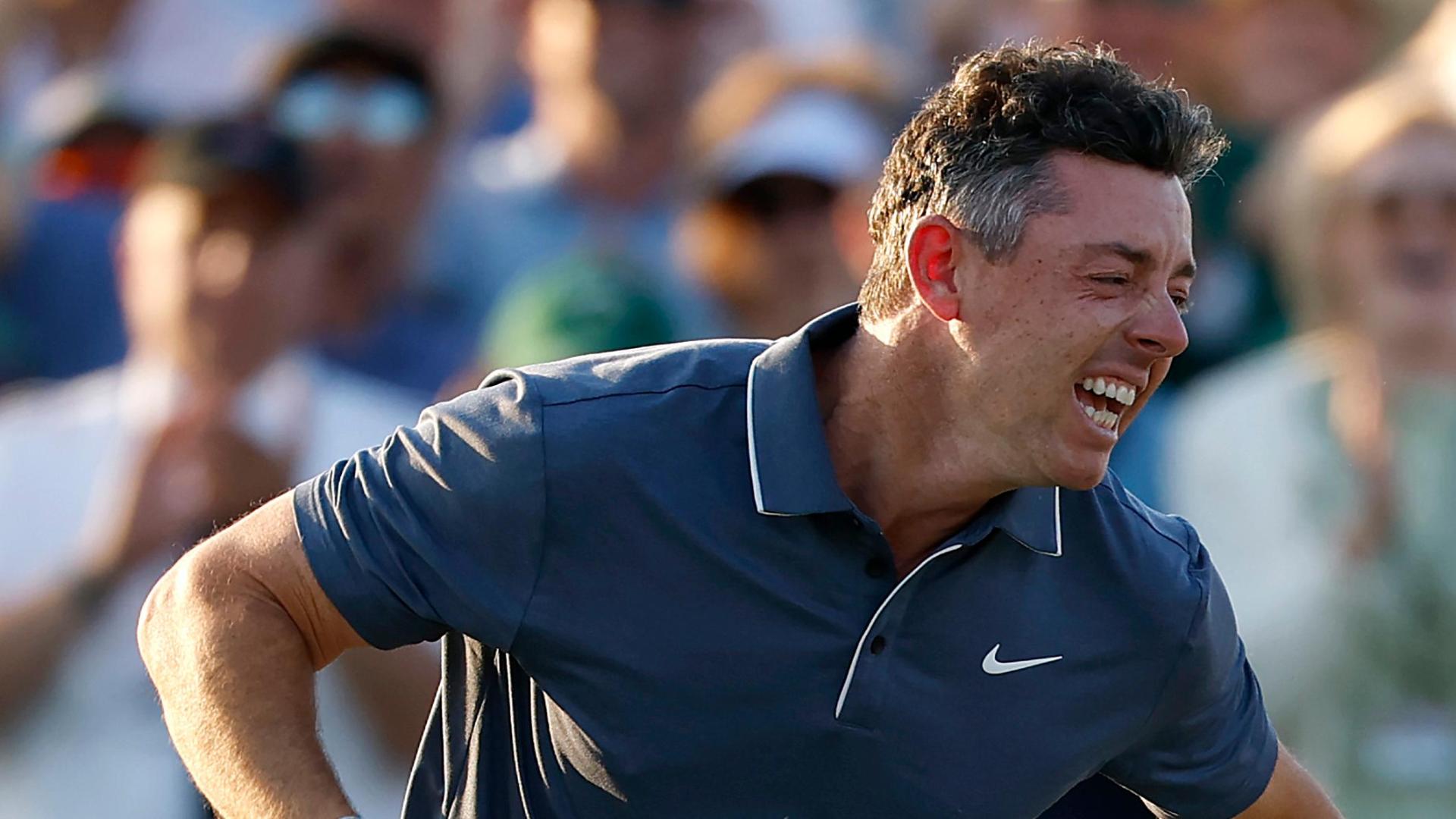 Rory in tears after winning 2025 Masters