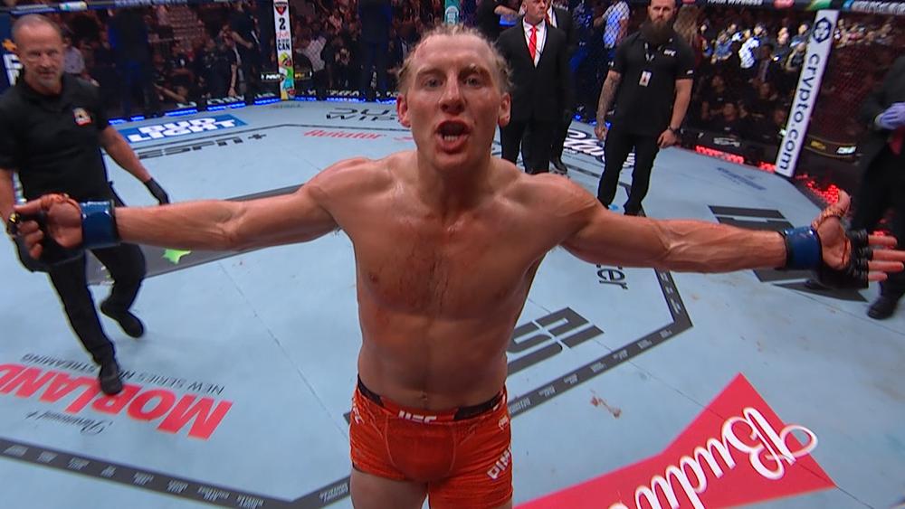 'What now?!' Paddy Pimblett celebrates after dominating win