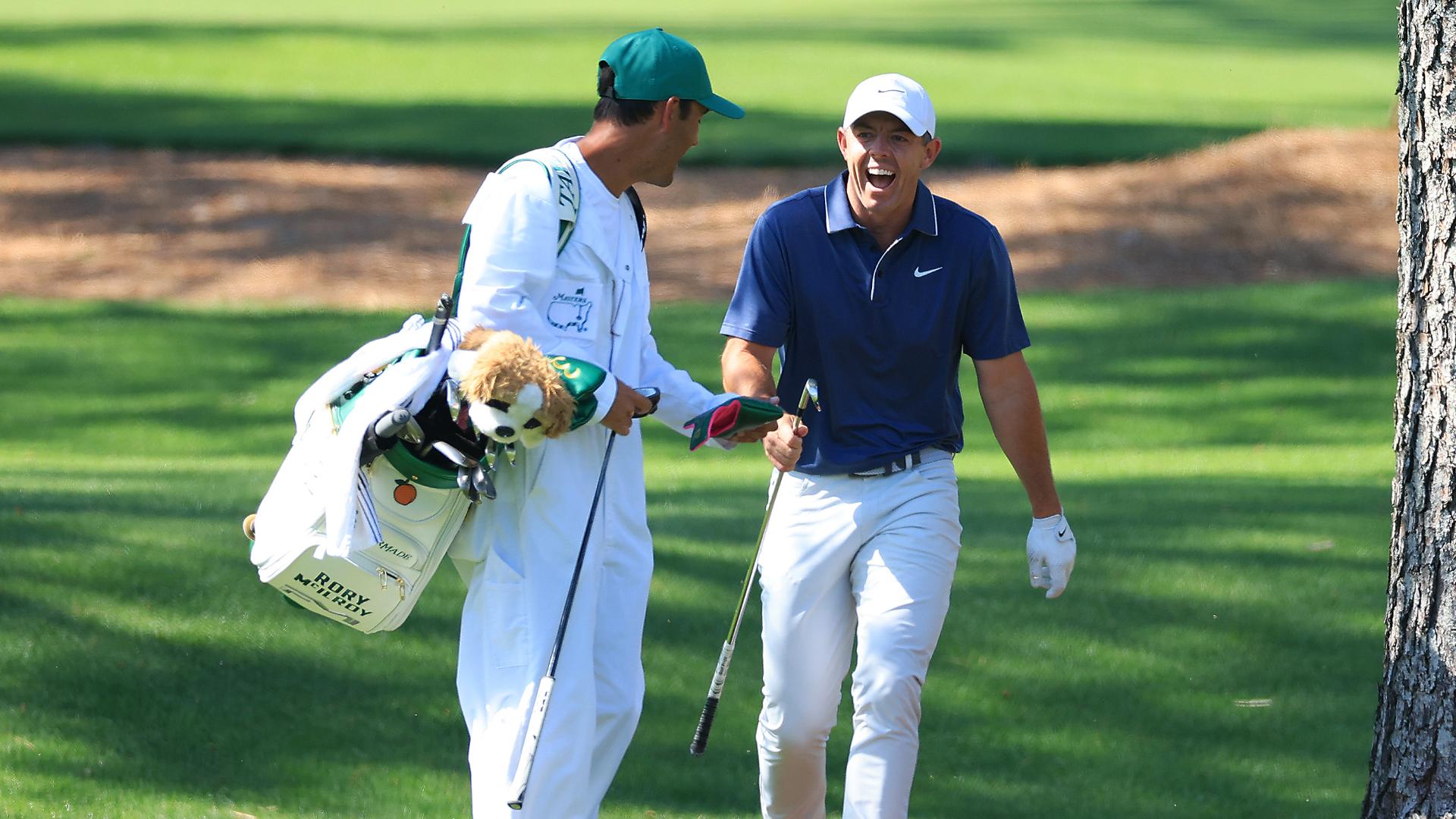 Rory has priceless reaction after great shot through the trees