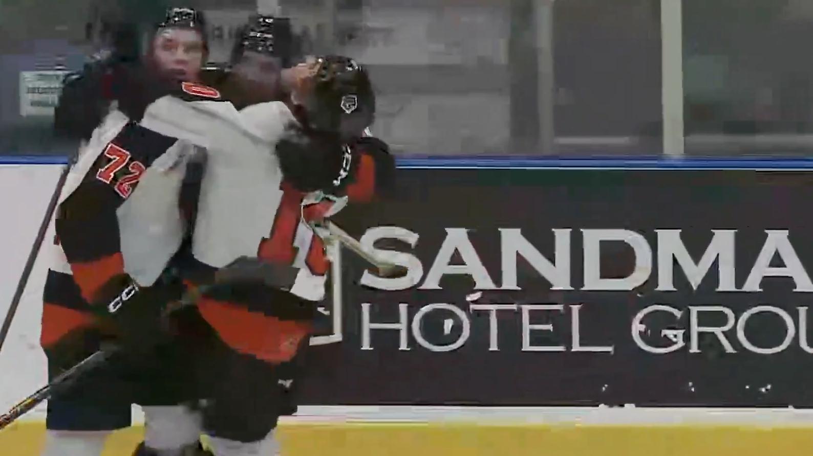 Gavin McKenna converts a slick 'Michigan goal'