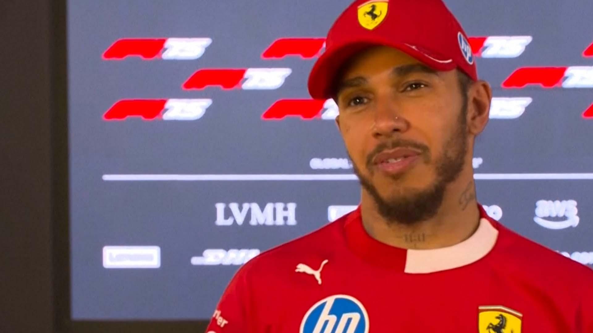 Hamilton: 'Still work to do' on bonding with his Ferrari