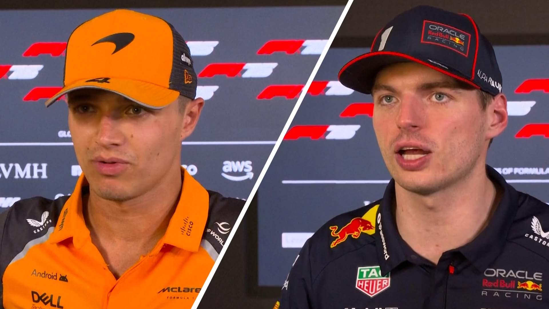 Norris and Verstappen react to Saudi GP qualifying