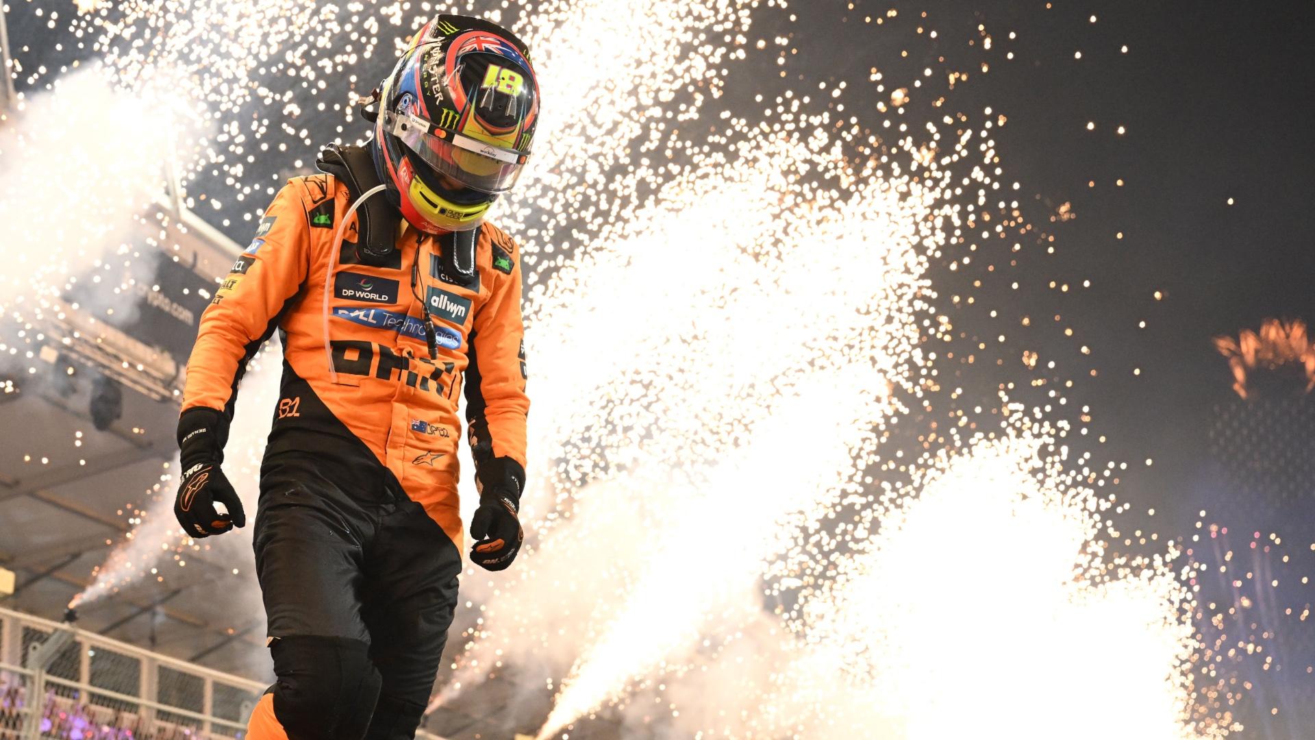 Oscar Piastri wins first Saudi Arabian GP