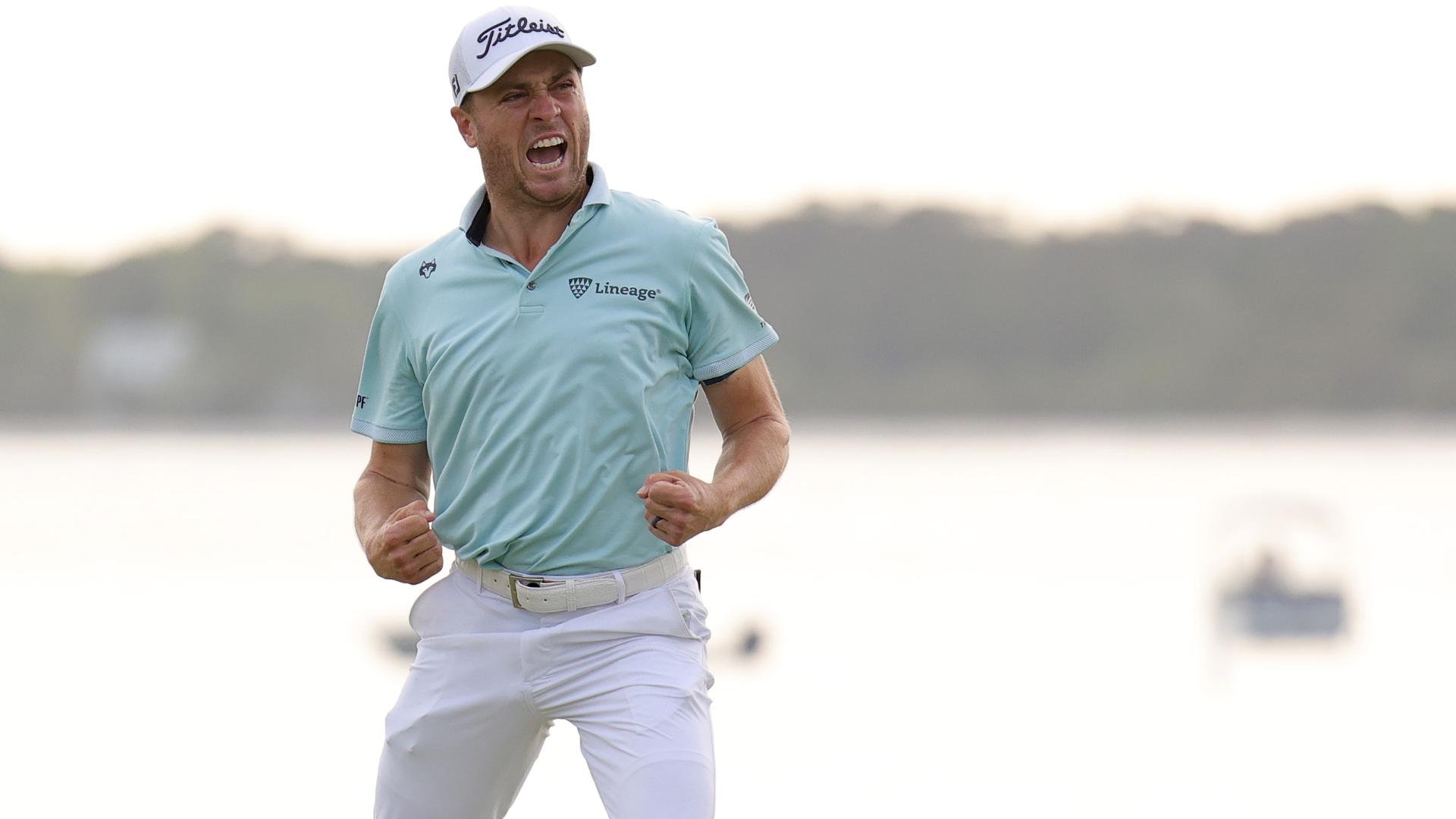 Justin Thomas wins RBC Heritage with long putt in a playoff