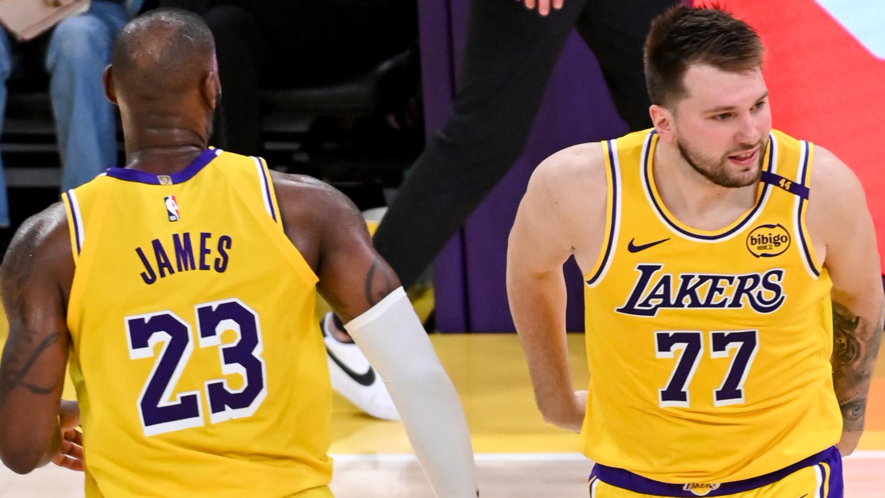 Luka, LeBron power Lakers to even series with the Wolves