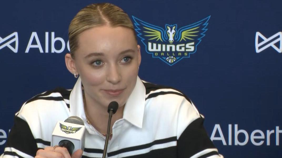 Paige Bueckers 'excited for the future' after joining Wings