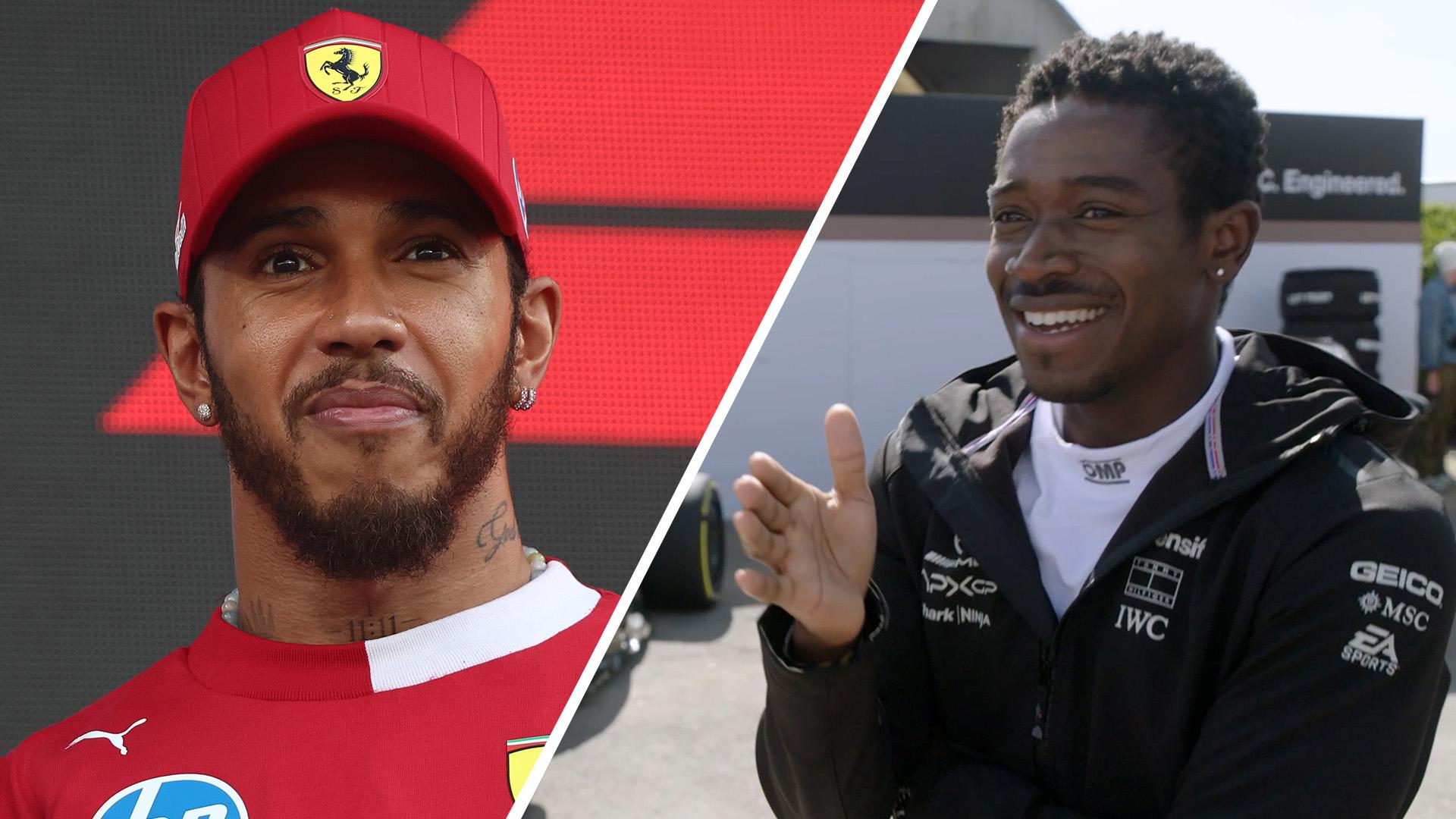 What it's like being trained by Lewis Hamilton