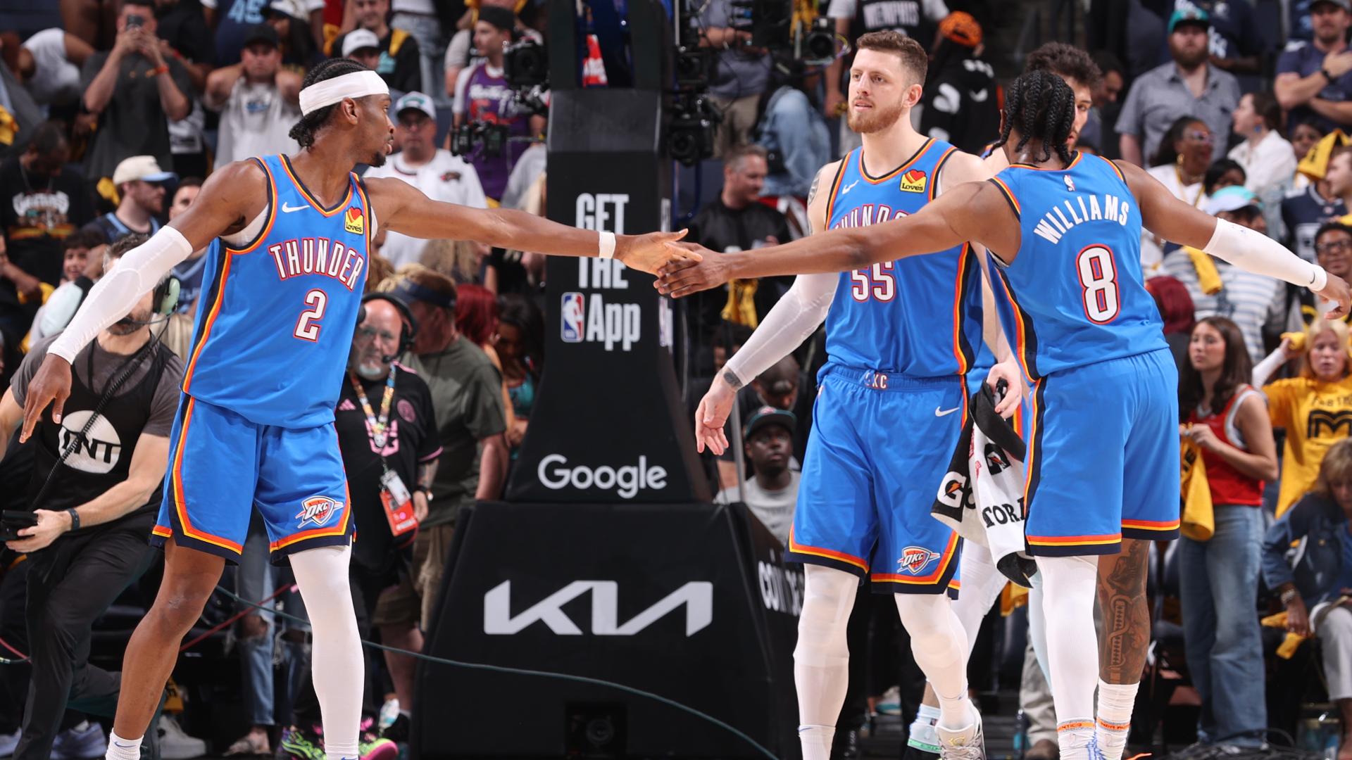 Thunder complete historic comeback to take 3-0 series lead
