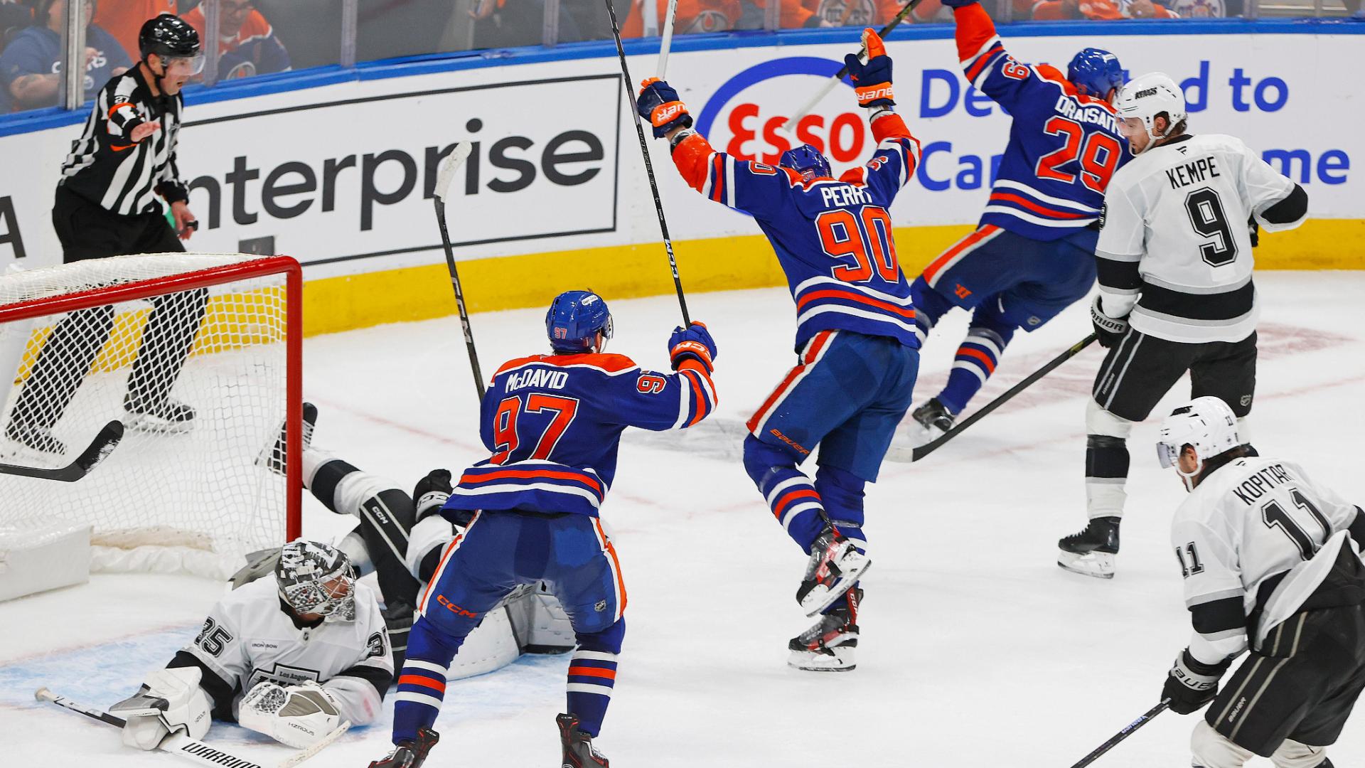 Leon Draisaitl's OT winner evens the series for the Oilers
