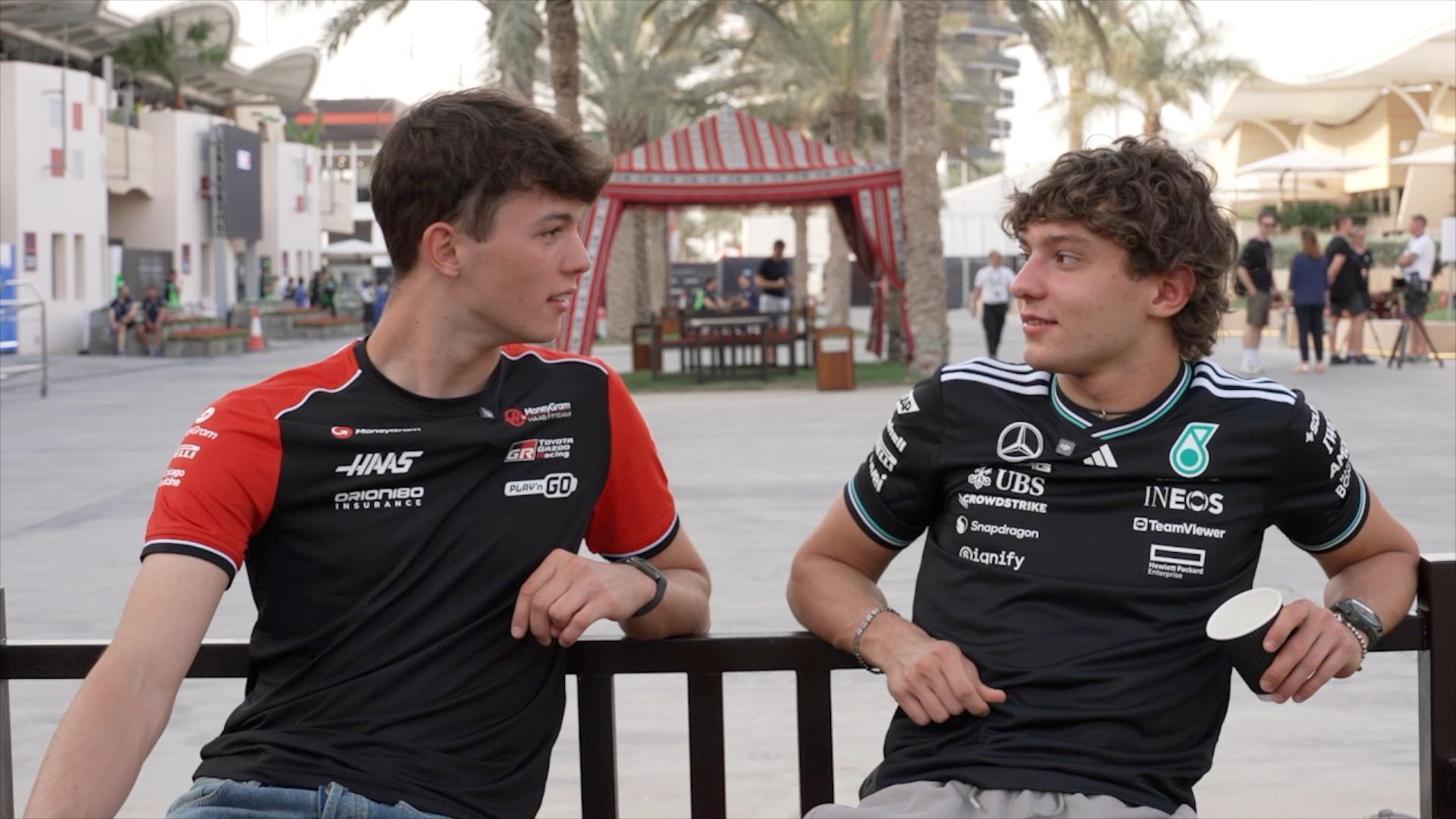 Antonelli's ridiculous photographic memory for lap times wows Bearman