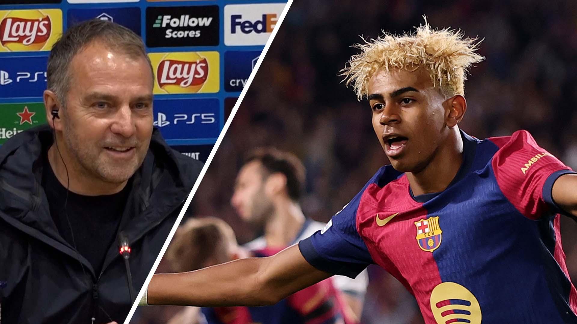 Flick hails 'genius' Yamal after UCL semifinal vs. Inter