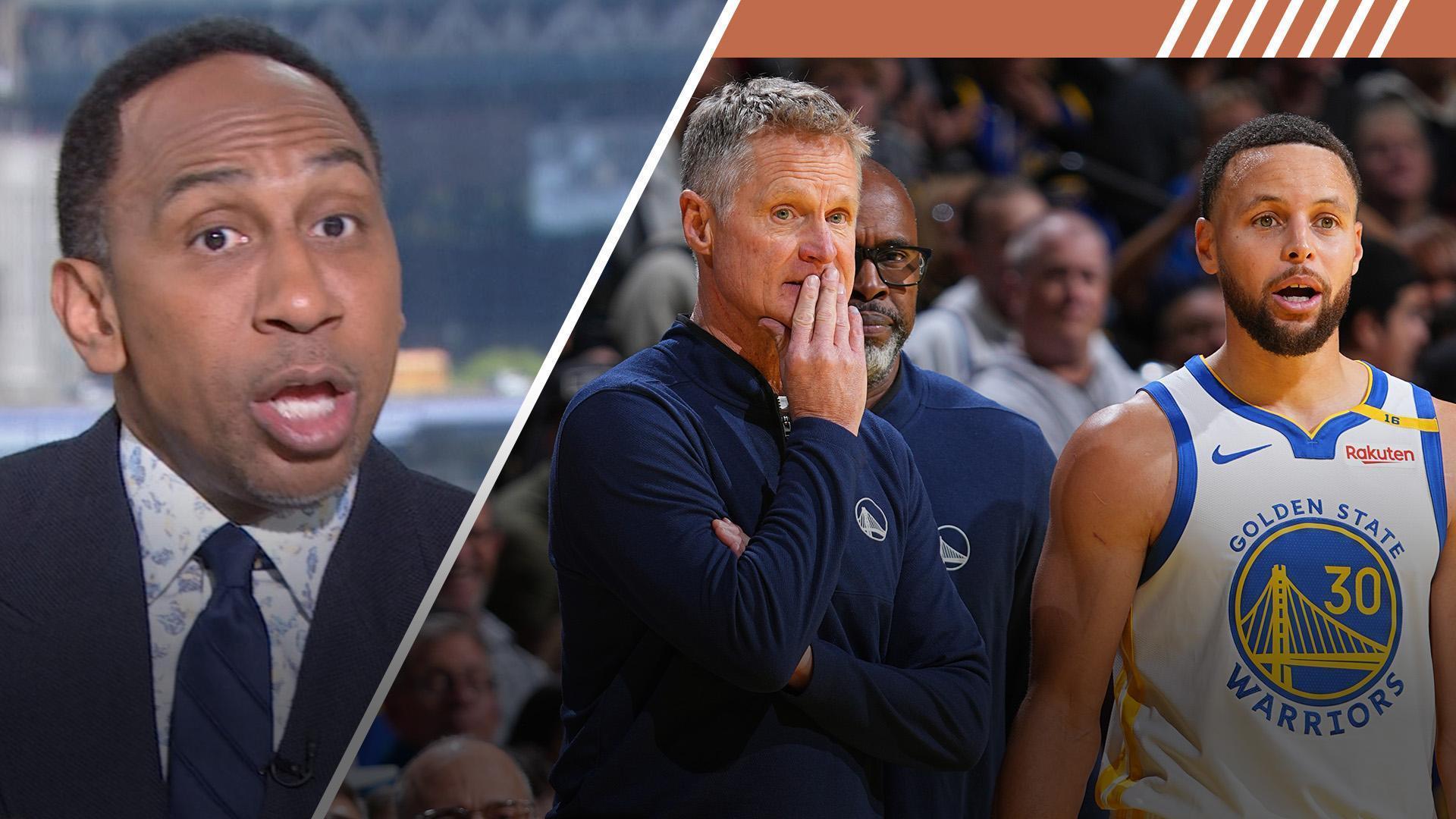 Why Stephen A. is annoyed with Steve Kerr's 'goody-two-shoes' approach
