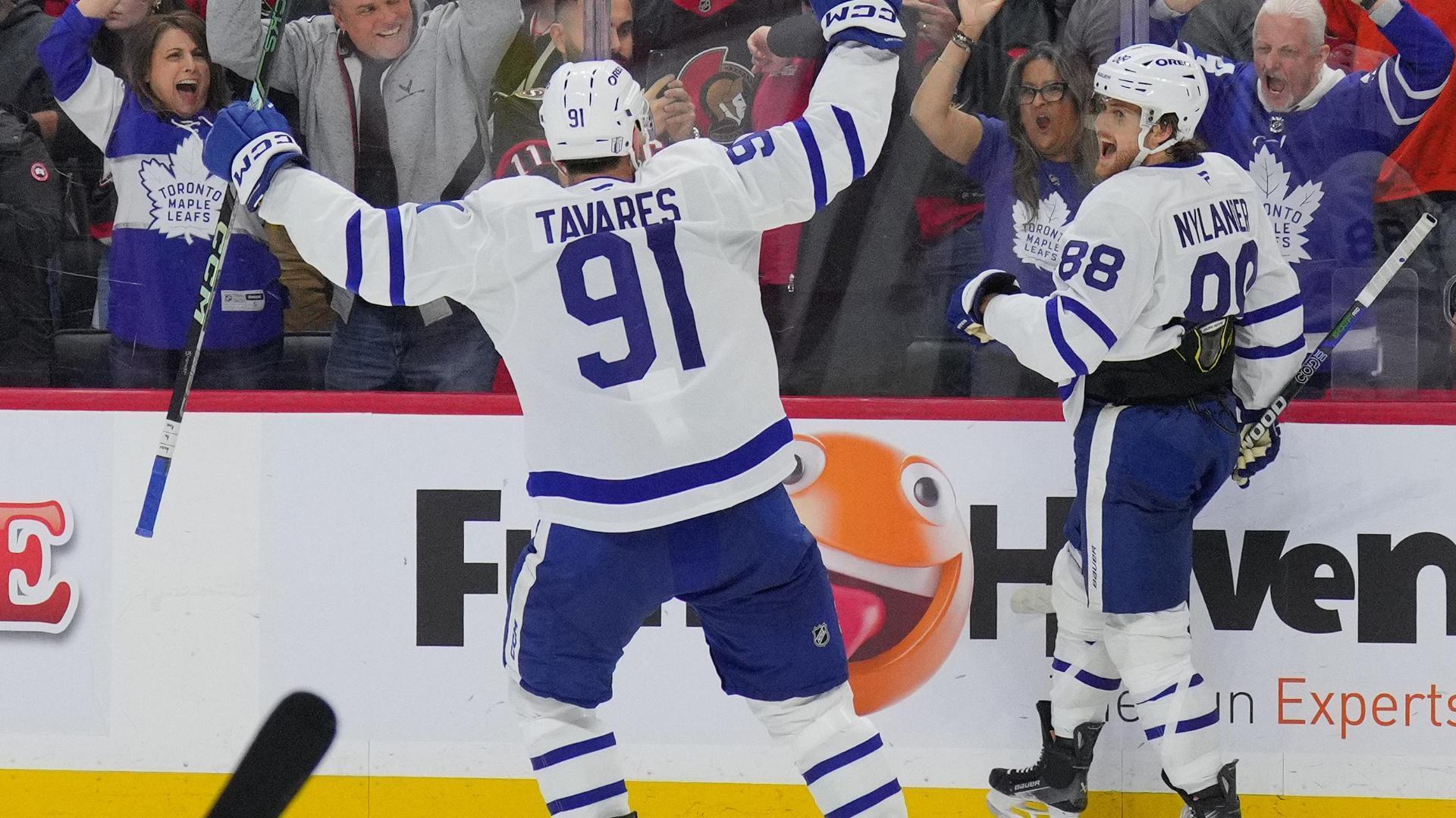 Nylander's 2nd goal ices series for the Maple Leafs