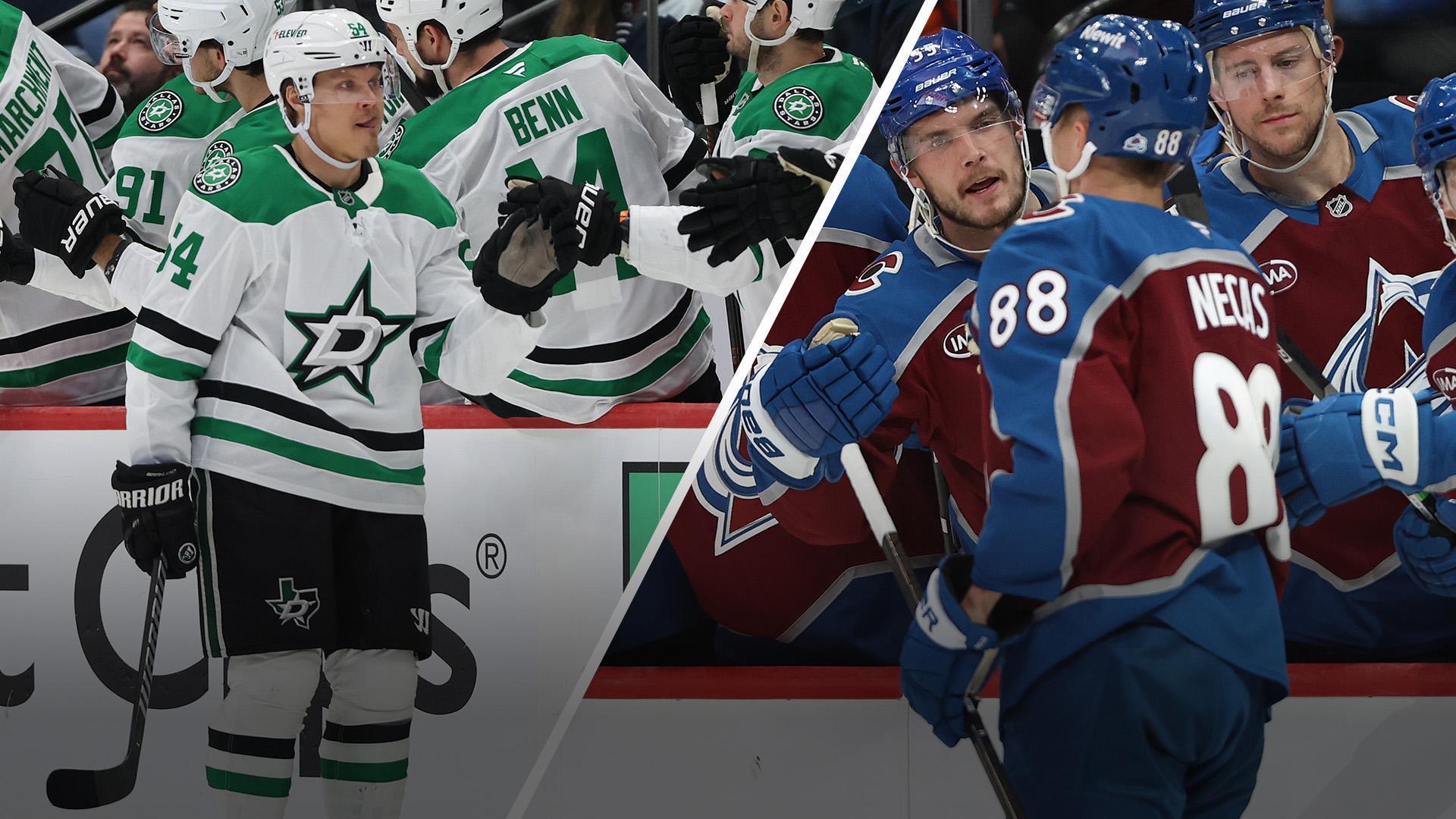 Stars, Avs exchange goals in less than a minute in 2nd period