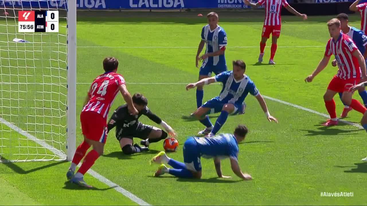 Antonio Sivera makes a great save