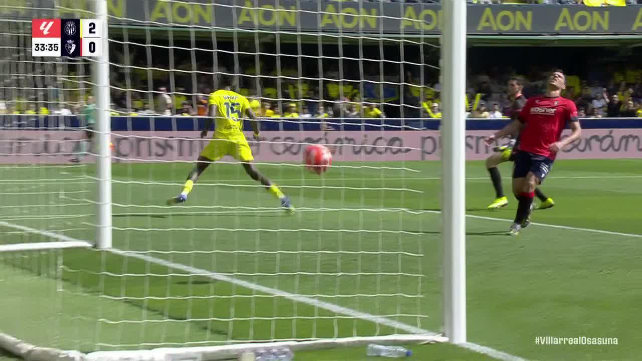 Thierno Barry gets on the scoresheet for Villarreal