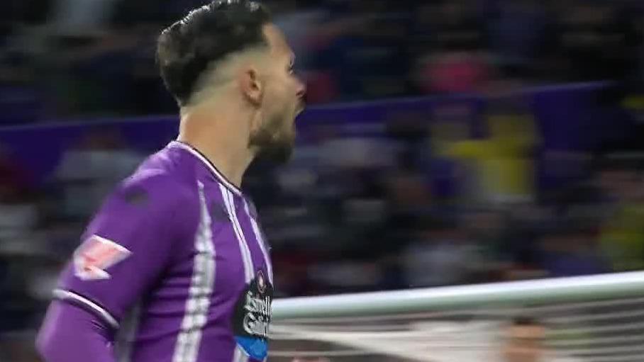 Iván Sánchez's goal gives Real Valladolid a lead